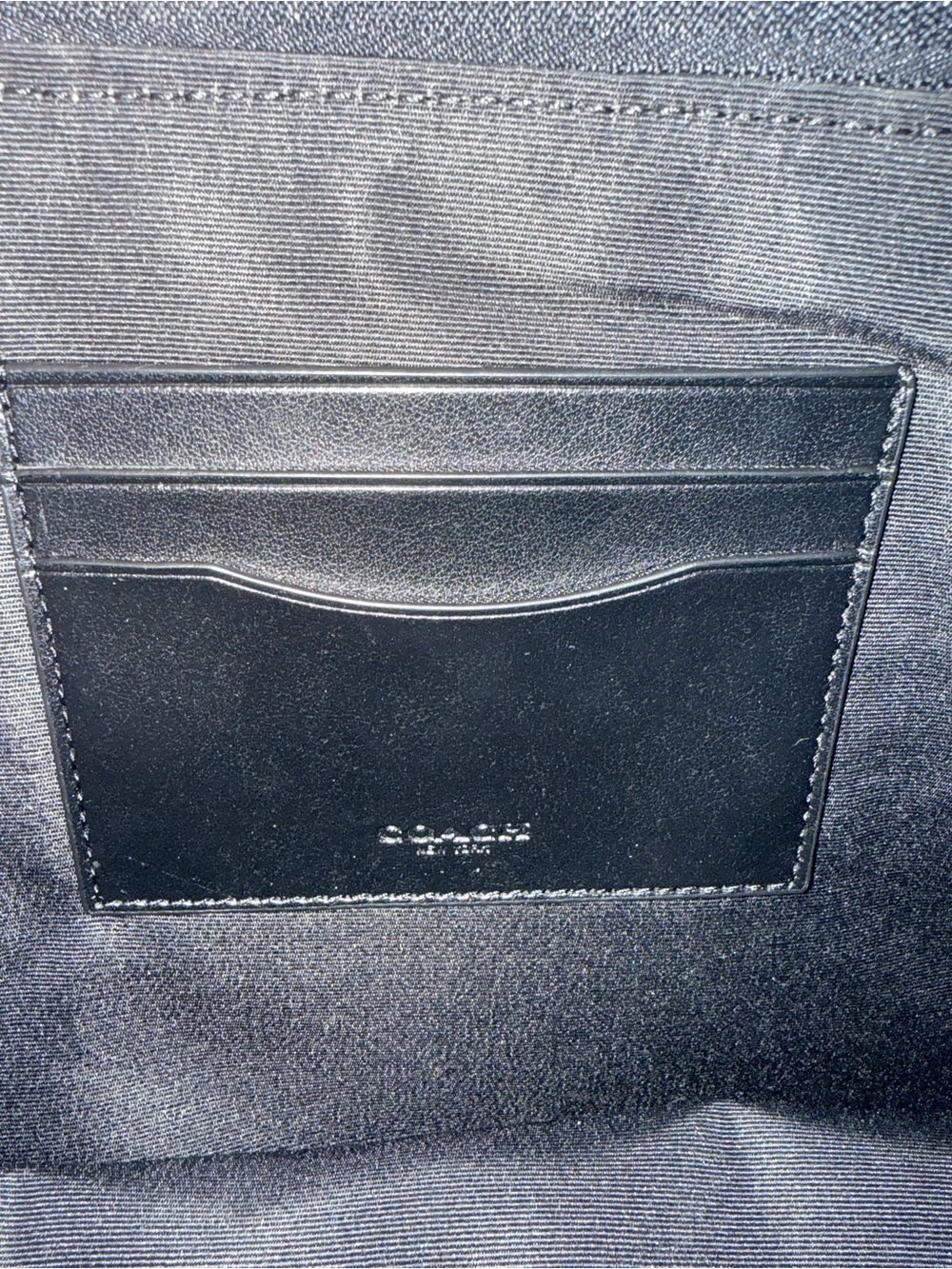 Coach Brown Signature Ranger Pouch with Black Leather Flap - Picture 9 of 13